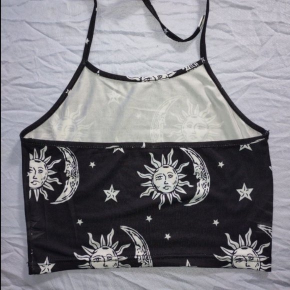 SOLD- Sun & Moon Halter Top - Picture 7 of 7